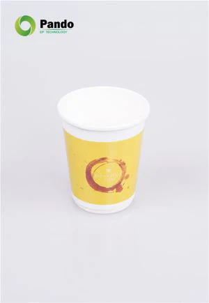 Cawan kertas bersalut kompostable panas