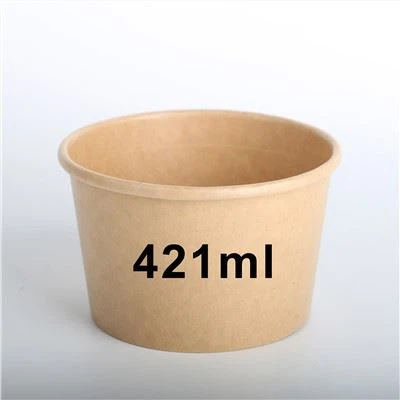 Cawan Ais Krim Sekali Pakai Dengan Tudung