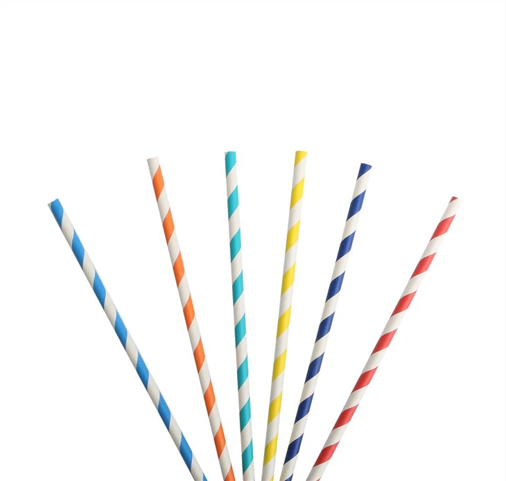 Wholesale White Paper Wrapped Straws